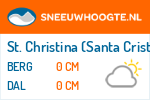 Sneeuwhoogte St. Christina (Santa Cristina)